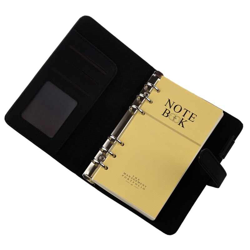 Pocket Organiser Planner Leather Filofax Diary Notebook Blue