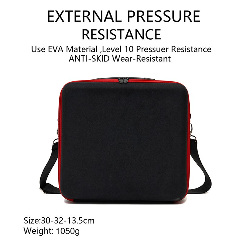 Portátil caso de transporte bolsa de ombro para dji fpv combo v2 óculos controle remoto acessórios saco armazenamento caixa