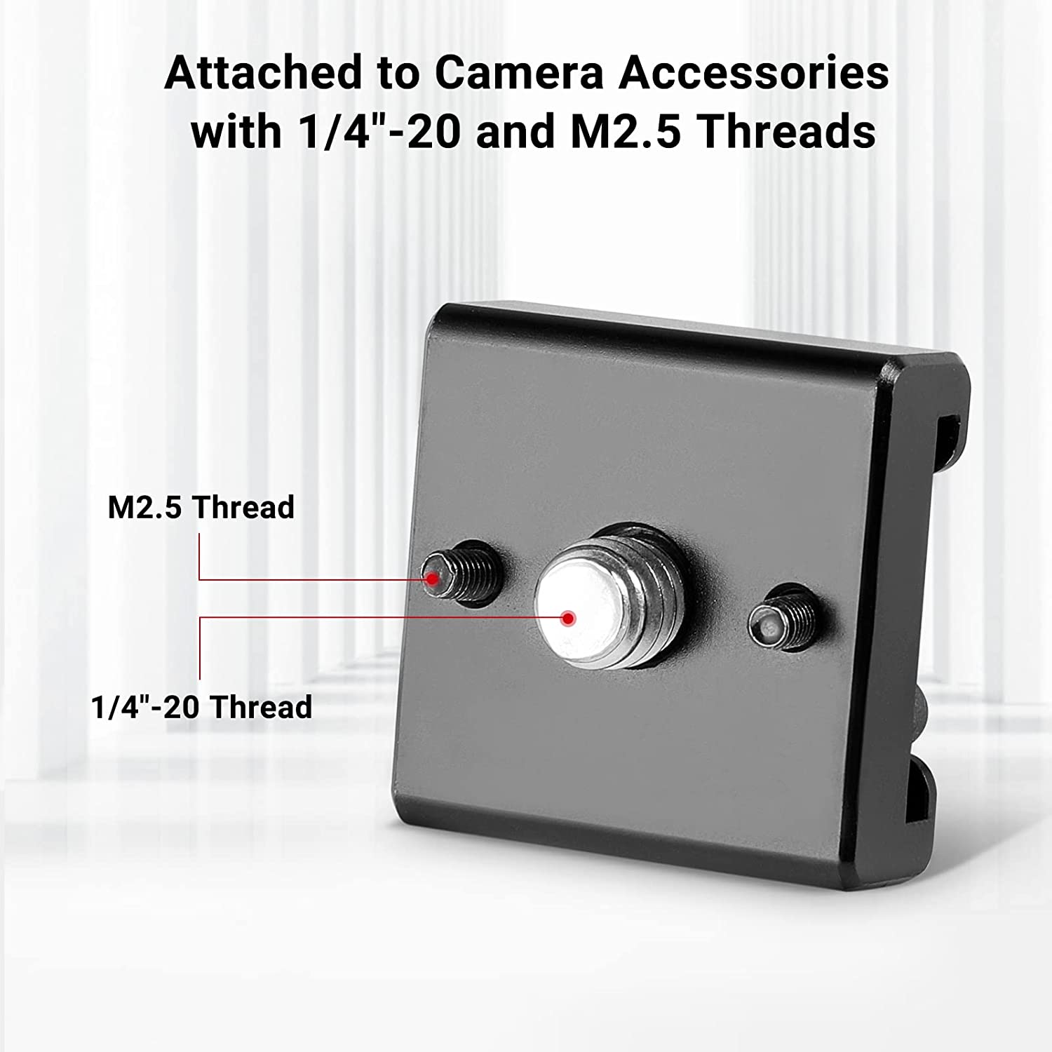 SmallRig uniwersalny zimno adapter robić montażu wspornik (2 sztuk paczka) z śrubin mocujące dla światło doprowadziło robić kamery mikrofon-2060