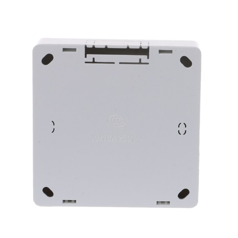 Surface Mounted Pure Wall Socket Panel 10-Pins Outlet Electric 10A Plugs Sockets For lishao home improvement