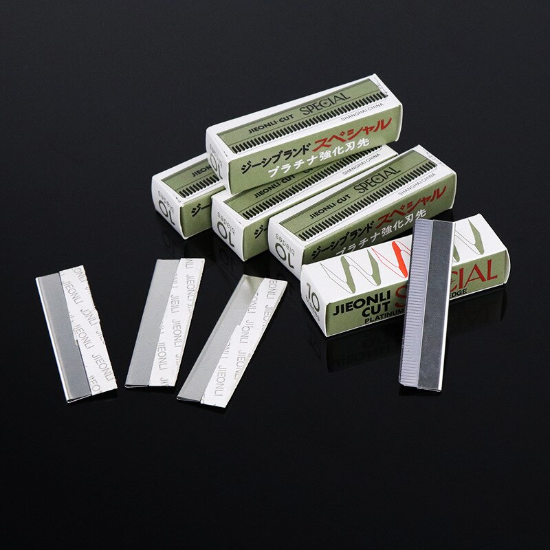 Make-up værktøj 5 stk øjenbryn barberblad i rustfrit stål øjenbryn trimmer blad bryn barbering trimmere hårfjerning skraber