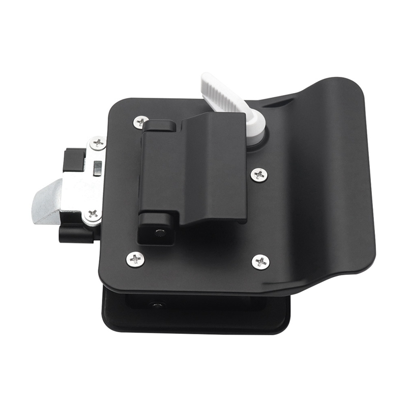 Serratura per porta d'ingresso per rimorchio camper Sostituzione serratura per porta camper Doppia porta aperta + catenaccio Maniglia per porta chiave computer nera