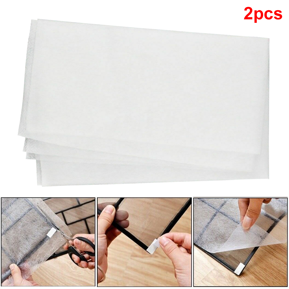 2 Stks/zak Niet-geweven Duurzaam Papers Airconditioning Filter Thuis Vervanging Netto Reinigen Mesh Slaapkamer Doek Anti-Dust praktische