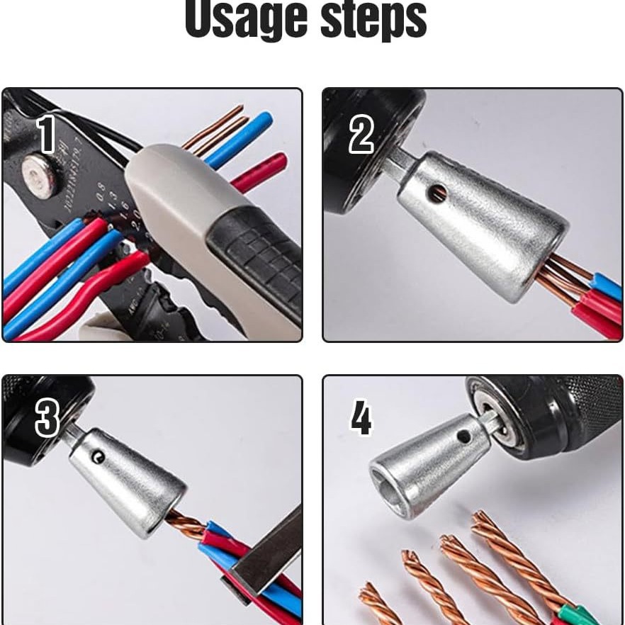 1PC Draaddraaigereedschap Snel Twister Elektricien Artefact voor Boormachine Drivers Twisted Connector Kabel Apparaat Multi-tool