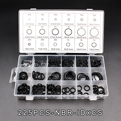 Wire Dia. CS 0.5mm Oil Resistant NBR Nitrile Butadiene Rubber O-Ring - Foto 11