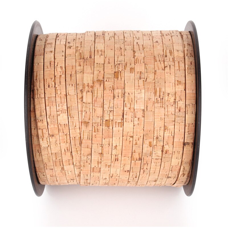 Portuguese Cork 10mm flat natural cork cord natura... – Grandado