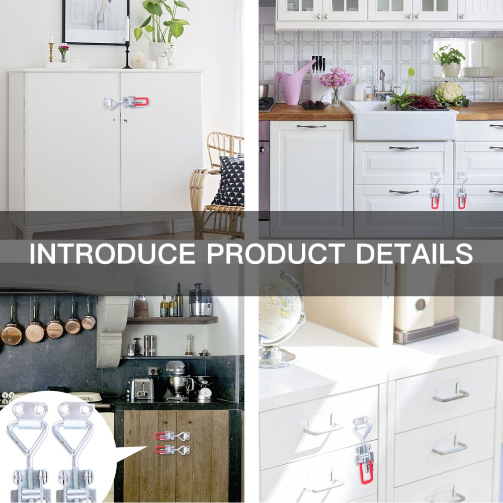 8pcs Pull-Action Toggle Clamp Quick Release Toggle Clamp