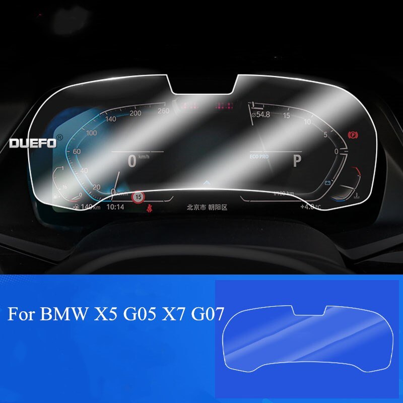 glass protective film For BMW X5 G05 / X7 G07 Car Screen Center Control Navigation Touchscreen Protector Tempered Glass