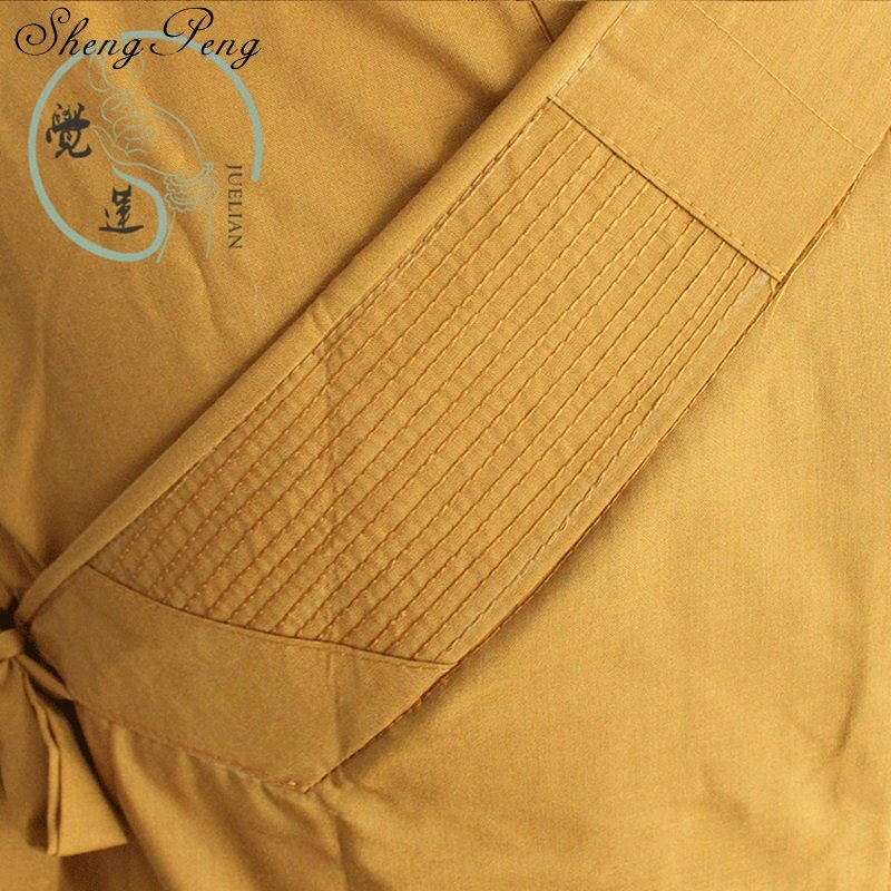 Buddhist munk robes kinesisk shaolin munk robes menn tradisjonell buddhist munk klær uniform shaolin munk klær  cc258