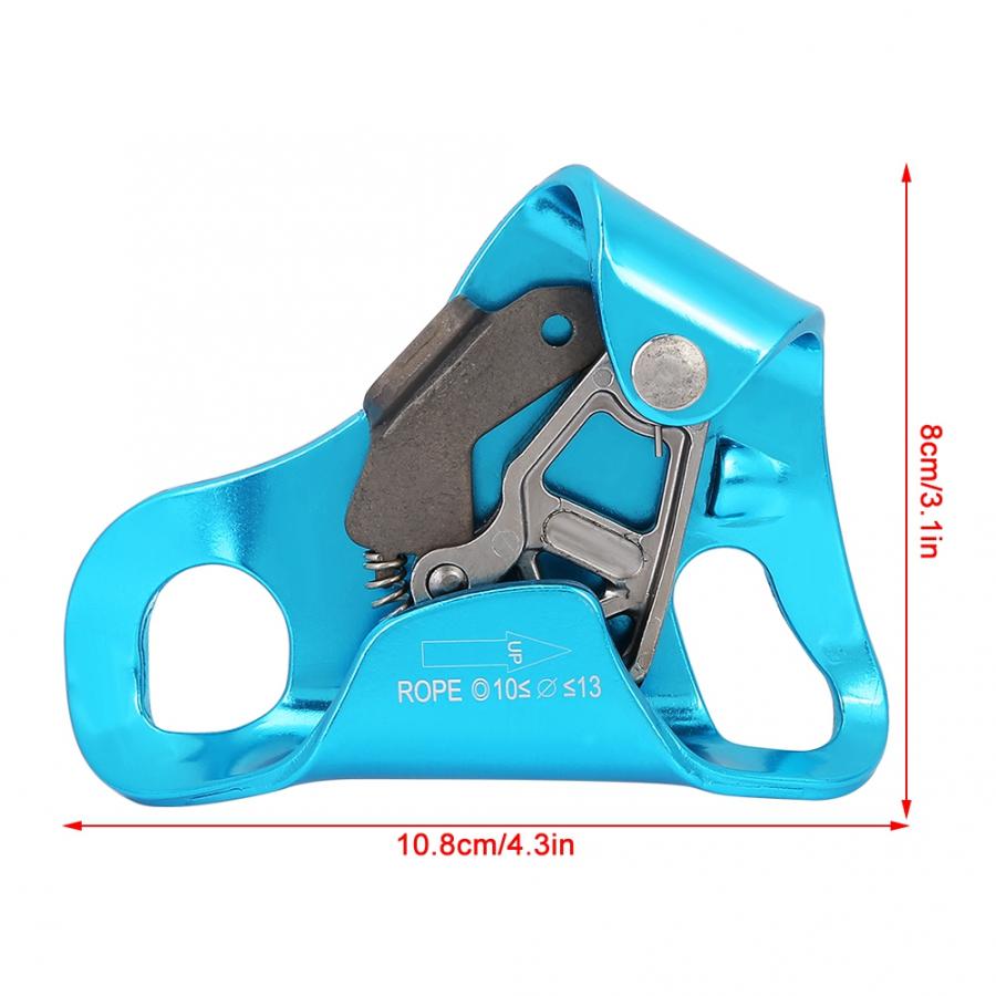 Outdoor Mountaineering Climbing Chest Ascender Rappelling Gear Equipment Rope Clamp for 8-13mm For Outdoor Climbing Accessory