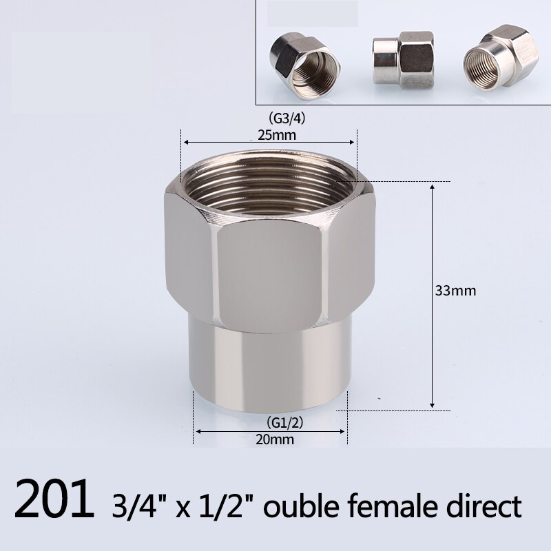 1/2" 3/4" BSP Female Male Thread Tee Type Reducing Stainless steel Elbow Butt joint adapter Adapter Coupler Plumbing fittings: Purple