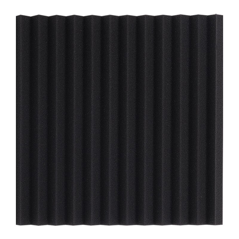 1PC Soundproofing Foam Fireproof Material Density Flame Retardant Sound Insulation Cotton Sound Absorbing Cotton: black