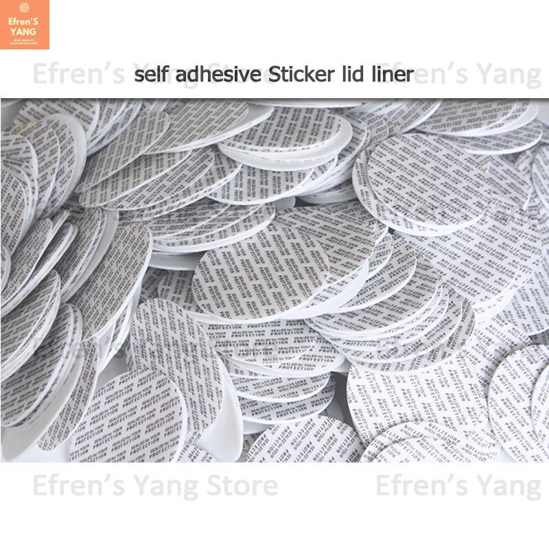 Abdichtung aufkleber selbst klebe dichtungen zu stoppen leck verpackung Flaschen zubehör Kosmetik flaschen von zubehör