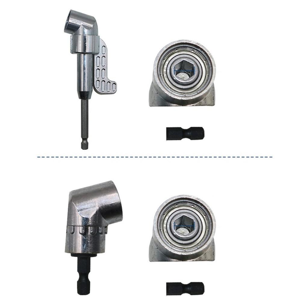 105 Degree Angle Screwdriver Holder Adapter Adjustable Bits Nozzles Angle Screwdriver Tool 1/4 "Inch Neutral /