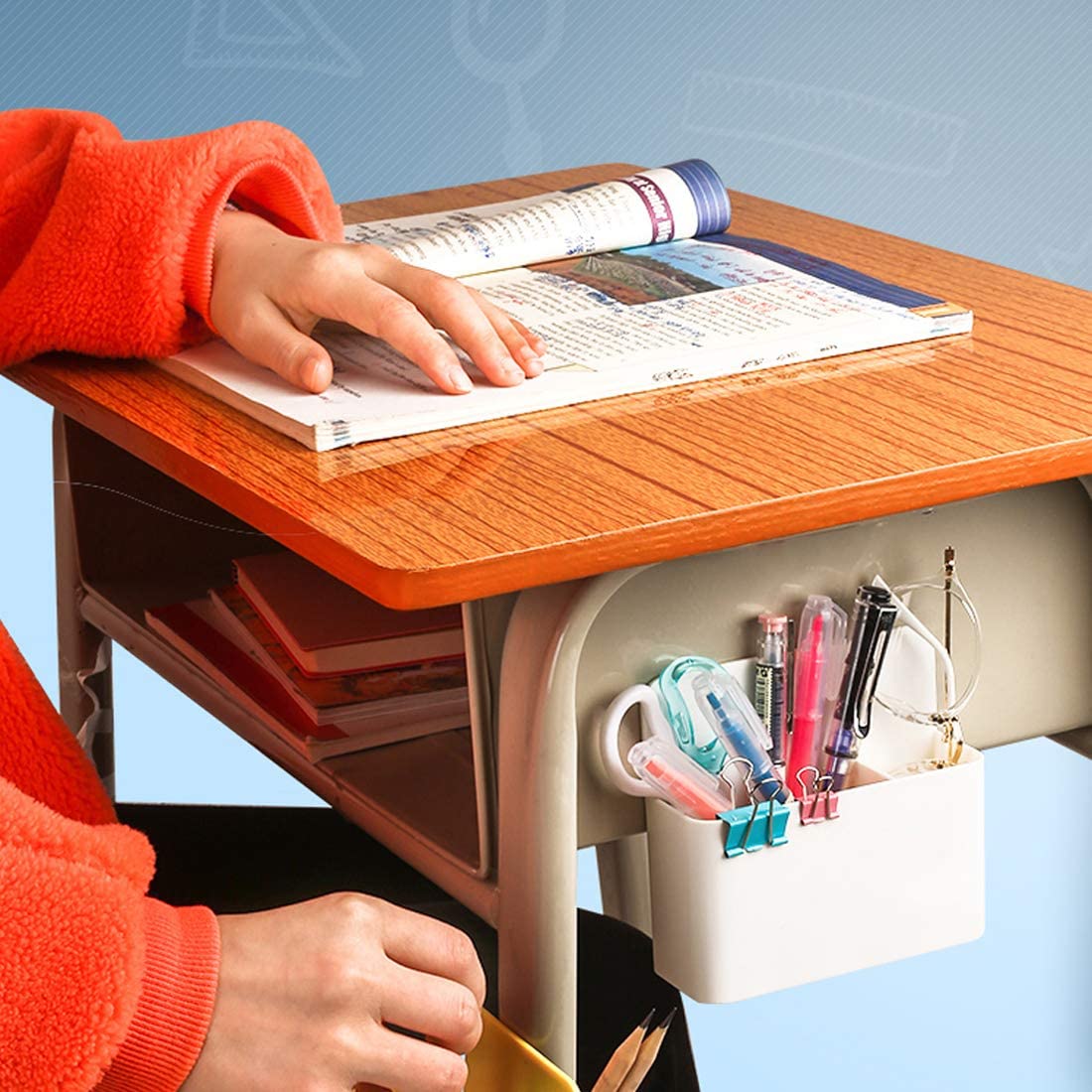 Dry Erase Marker Holder Magnetic, Whiteboard Magnetic Marker Holder With Powerful Magnets for Office, Refrigerator, Locker