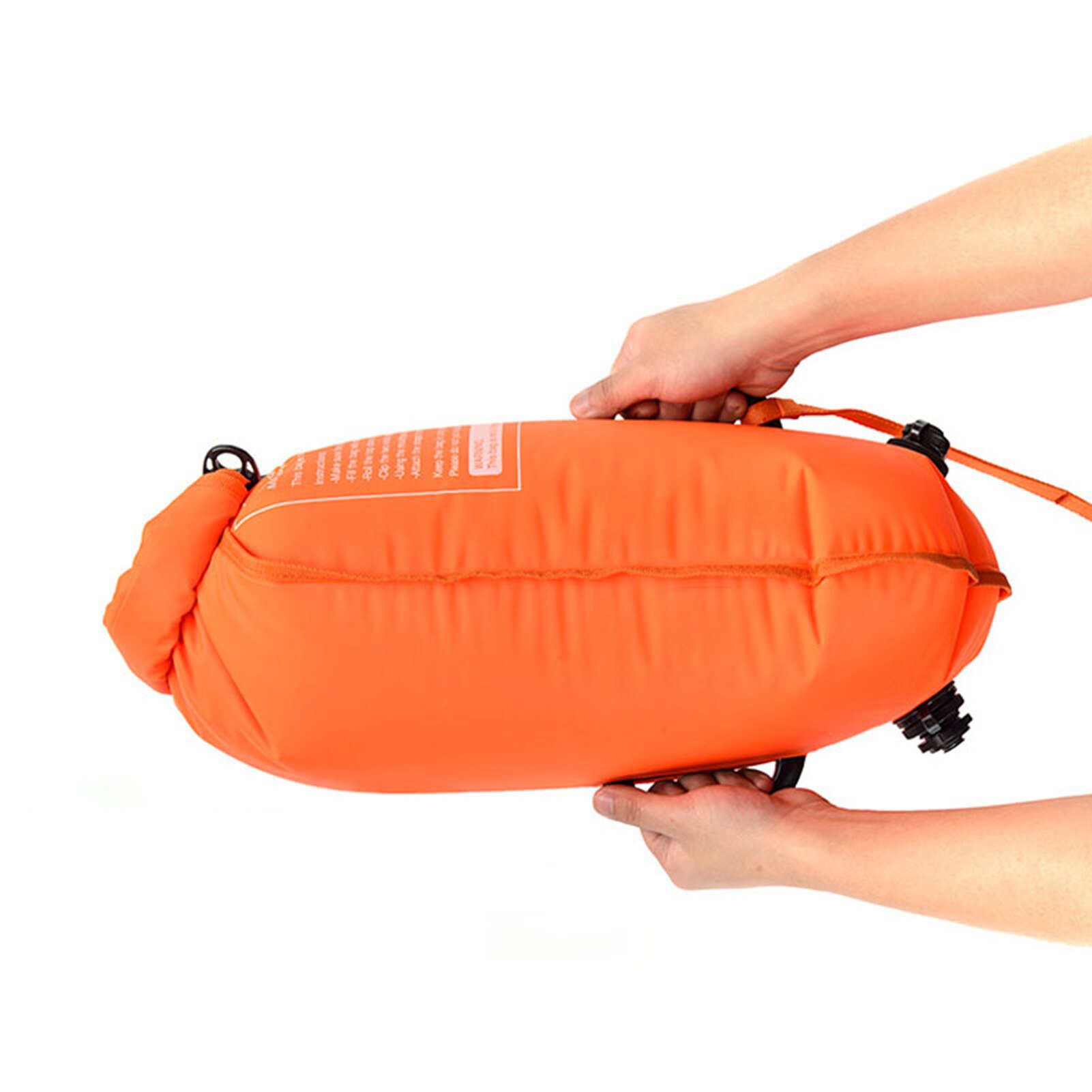 Schwimmen Boje &Ampere; Packsack Für Schwimmer Drei-schicht Doppel-airbag Wasserdichte Lagerung Tasche Für draussen Schwimmen Strand Schnorcheln Rafting