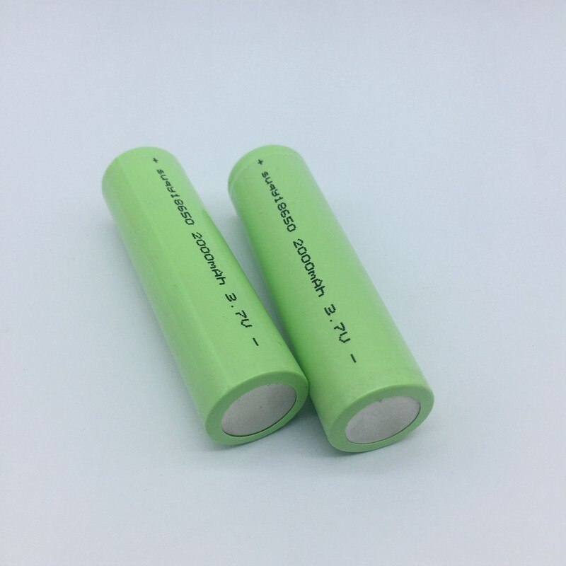 Neue 3,7 v Lithium-Ionen Batterie 18650 Lithium-Akkus 2000mah Batterie Li Ionen Akkus Keine Pcb
