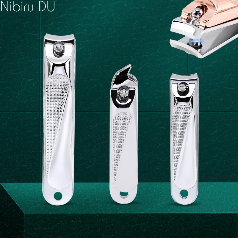 Nail Clippers Stainless Steel Dead Skin Manicure Fingernail Cutter Thick Hard Ingrown Toenail Scissors Pedicure tools