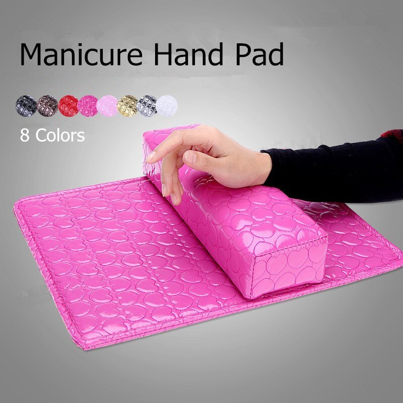 Håndpude holder nail art pude til manicure hånd armlæn pude pude pu læder holder blød manicure negle værktøj udstyr