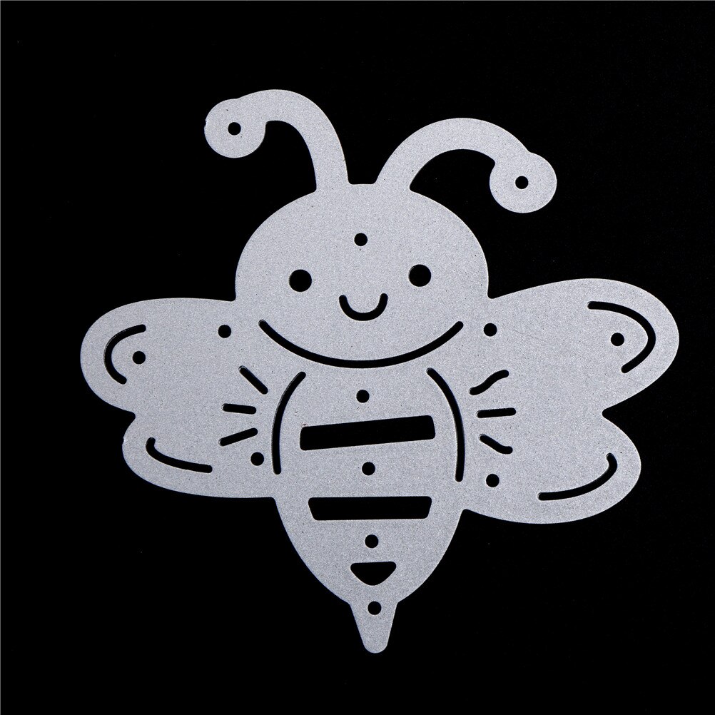 Cute Bee Metal Cutting Dies Stencils For Scrapbooking DIY Album Cards Making