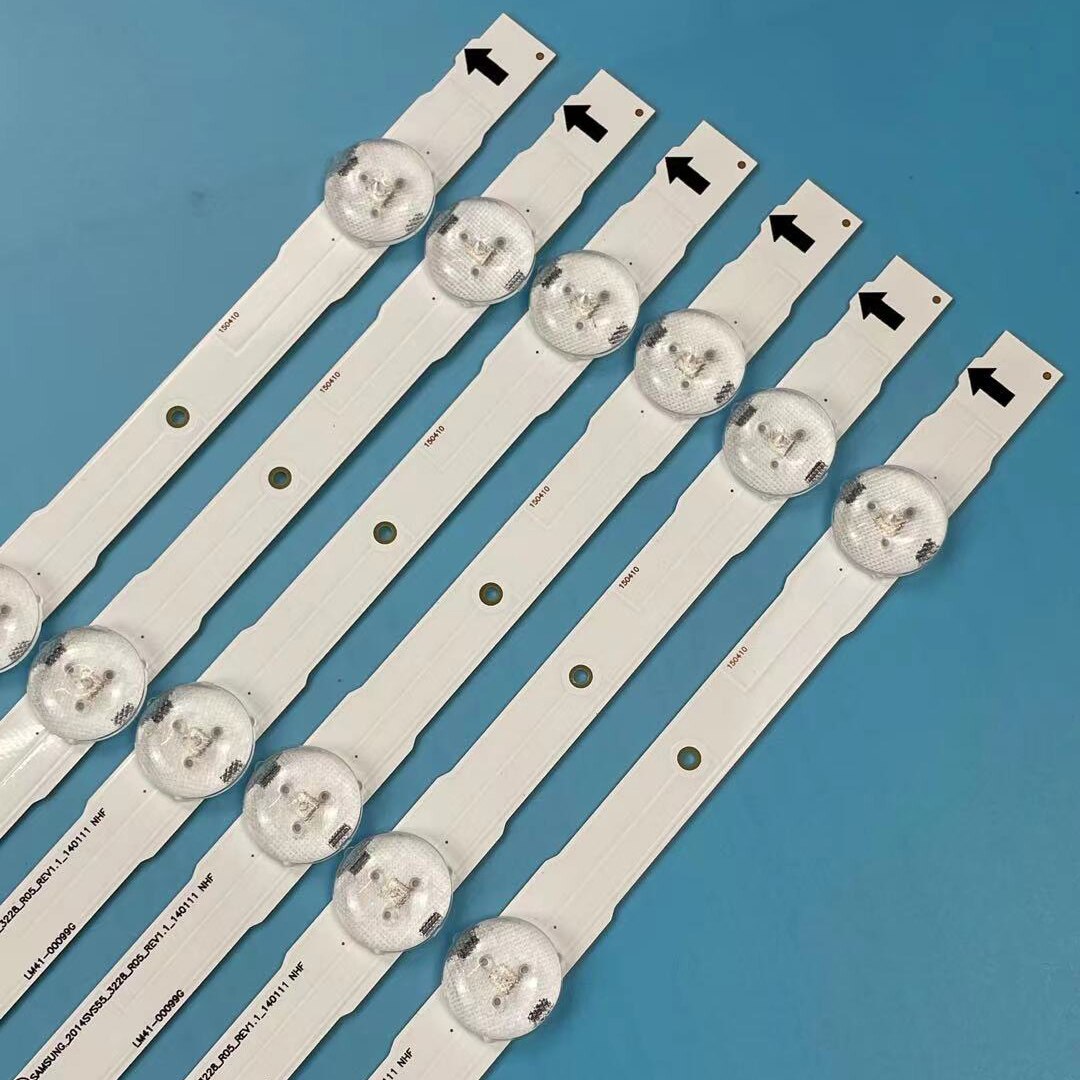 LED Backlight strip(12) for Samsung UE55H6750 UE55H6670 UE55H6400AK UN55J6300 UE55J6300 UN55H6350 LH55DMEPLGC BN96-41386A 41387A