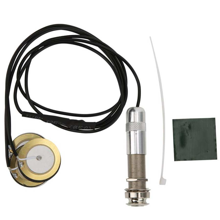 For Folk Guitar Pickup Piezo Transducer Prewired Amplifier with 6 35MM Output