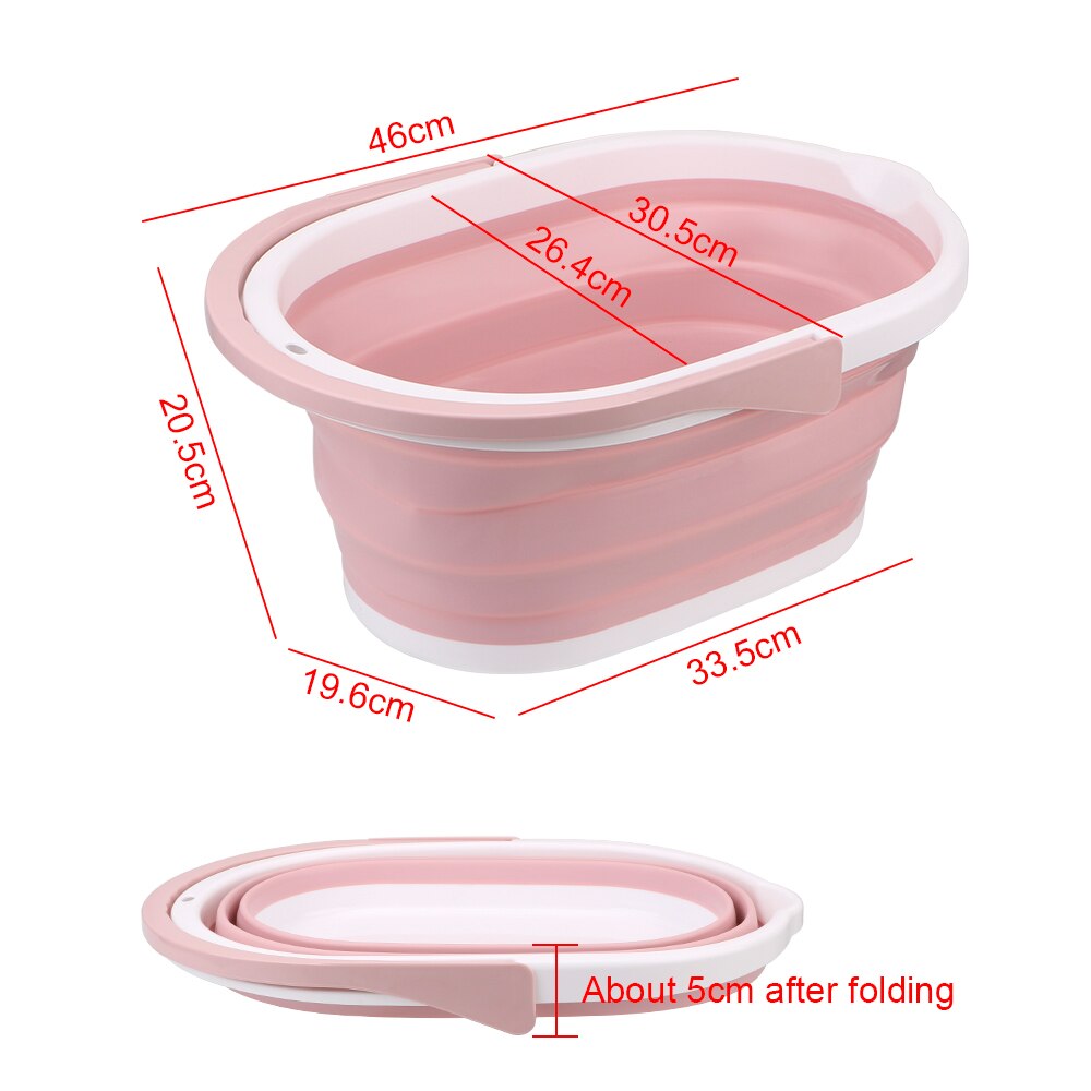 Car Wash Bucket for Tourism Outdoor Fishing Camping Save Space Folding Laundry Tub Foldable Bucket Portable PP