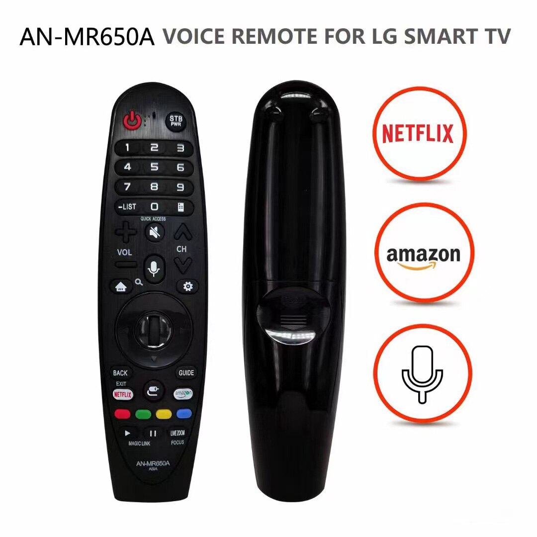 Original Voice Magic Remote Control AKB75855501 MR20GA AN-MR650A AN-MR18BA AN-MR19BA For LG 4K UHD Smart TV: AN-MR650A voiceMagic