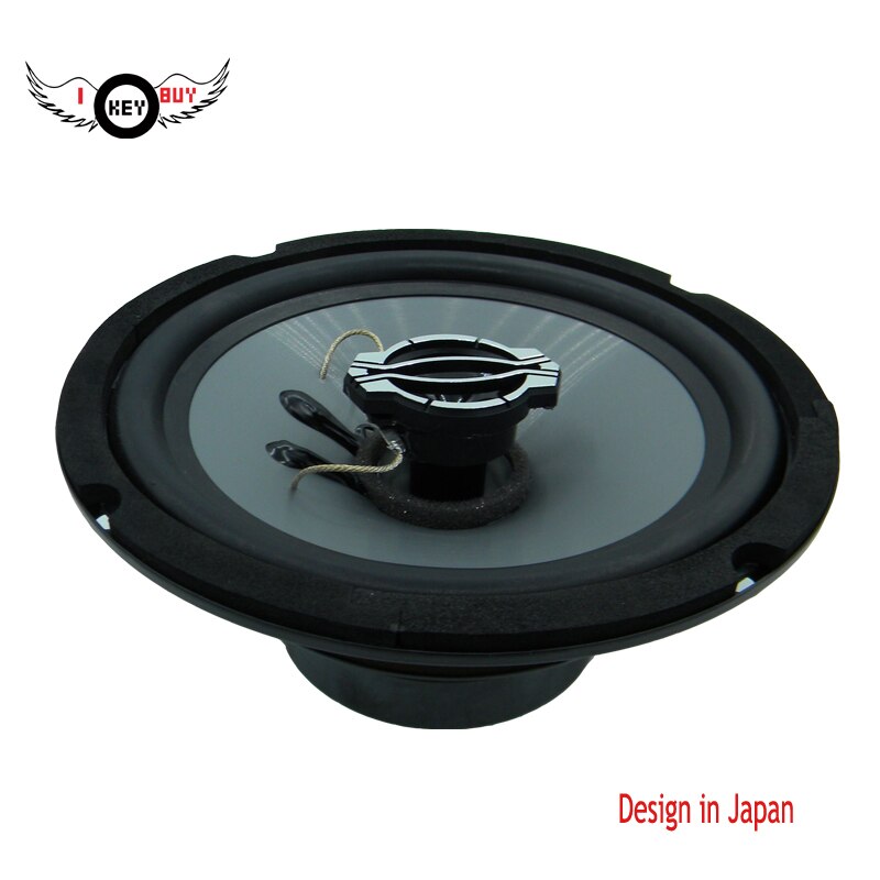 2pcs/Lot 6.5 /6 Inch Two-Way Coaxial Rubber Edge Injection Car Speakers 300W 4 Ohm Tweeter Auto Audio 2 Way