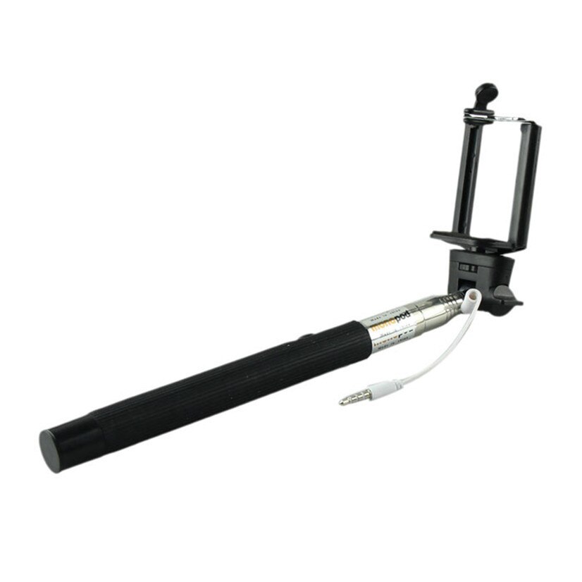 Selfie Monopod Uitschuifbare Stok Kabel Nemen Pole Handheld Houder W/Remote Knop Mosunx Futural Digitale F25