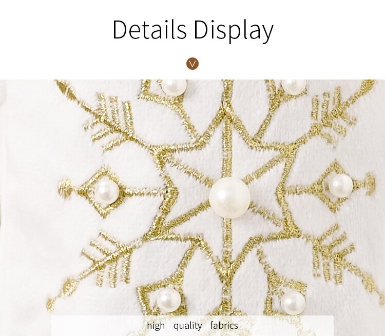 Winter Decoration Christmas Wine Bottle Cover Bags Delicate Snowflake Pattern Wine Bottle Holders
