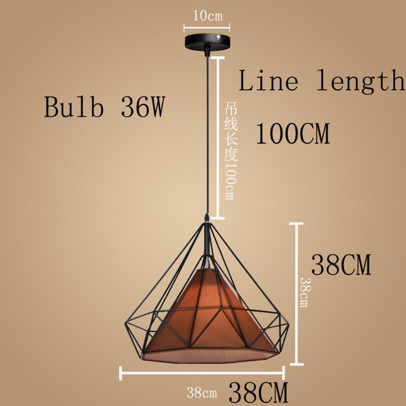 Vintage Chandelier Lights Dining Hanging Lamp Style Crystal Wood Kitchen Living Room Rustic Retro Sputnik Suspension Fixture: White