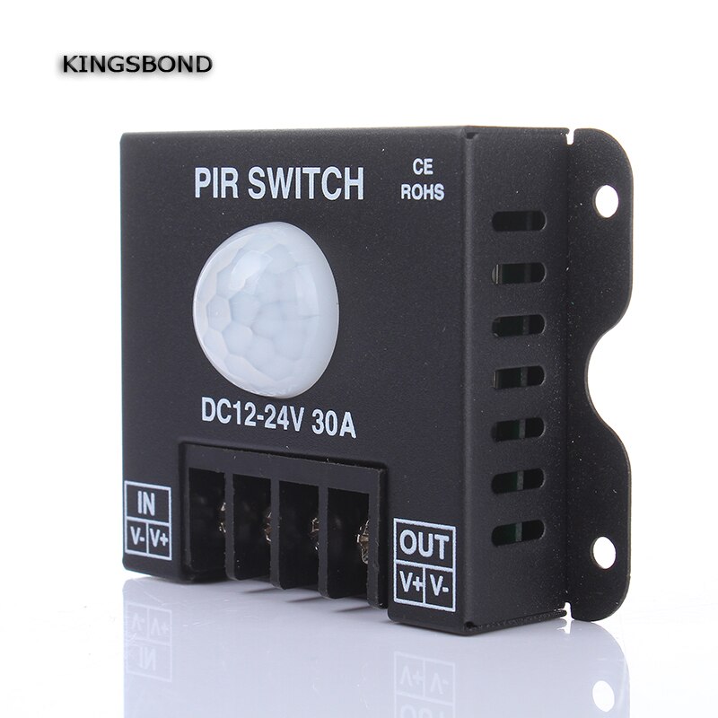 led PIR controller DC 12V/24V 30a Body Infrared PIR Motion Sensor Switch For LED Light Strip Automatic
