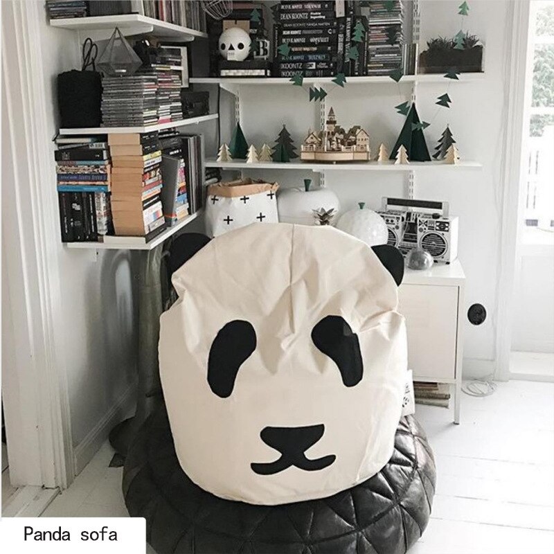 Kinderen Thuis Panda Bag Lui Sofa Kussen Kamer Leisure Kussen Speelgoed Huis Decoratie Bean Bag Banken Panda Luie Sofa Comfy stoel