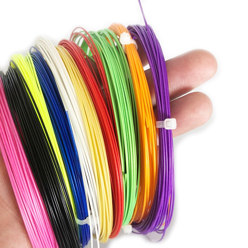Powerti 50 Stks/partij 65 BX95 22- 26 Lbs String Badminton Racket String 0.7Mm Racket Training String 10M Sport Outdoor