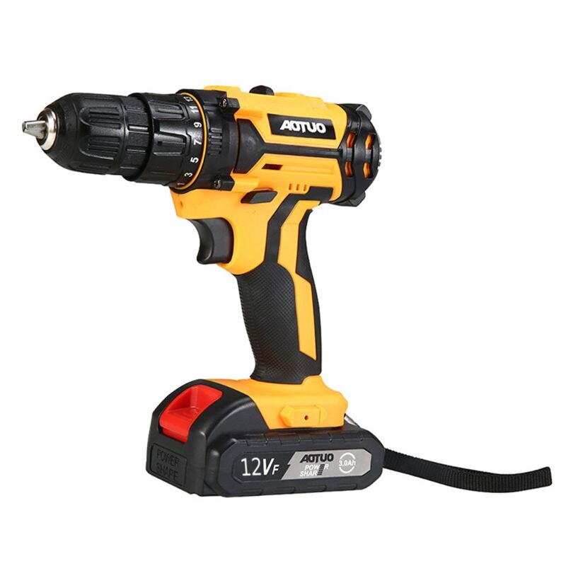 12V LED Light Electric Screwdriver Wireless Power Driver DC Rechargeable Lithium-Ion Battery Home Waterproof, Leakage Power