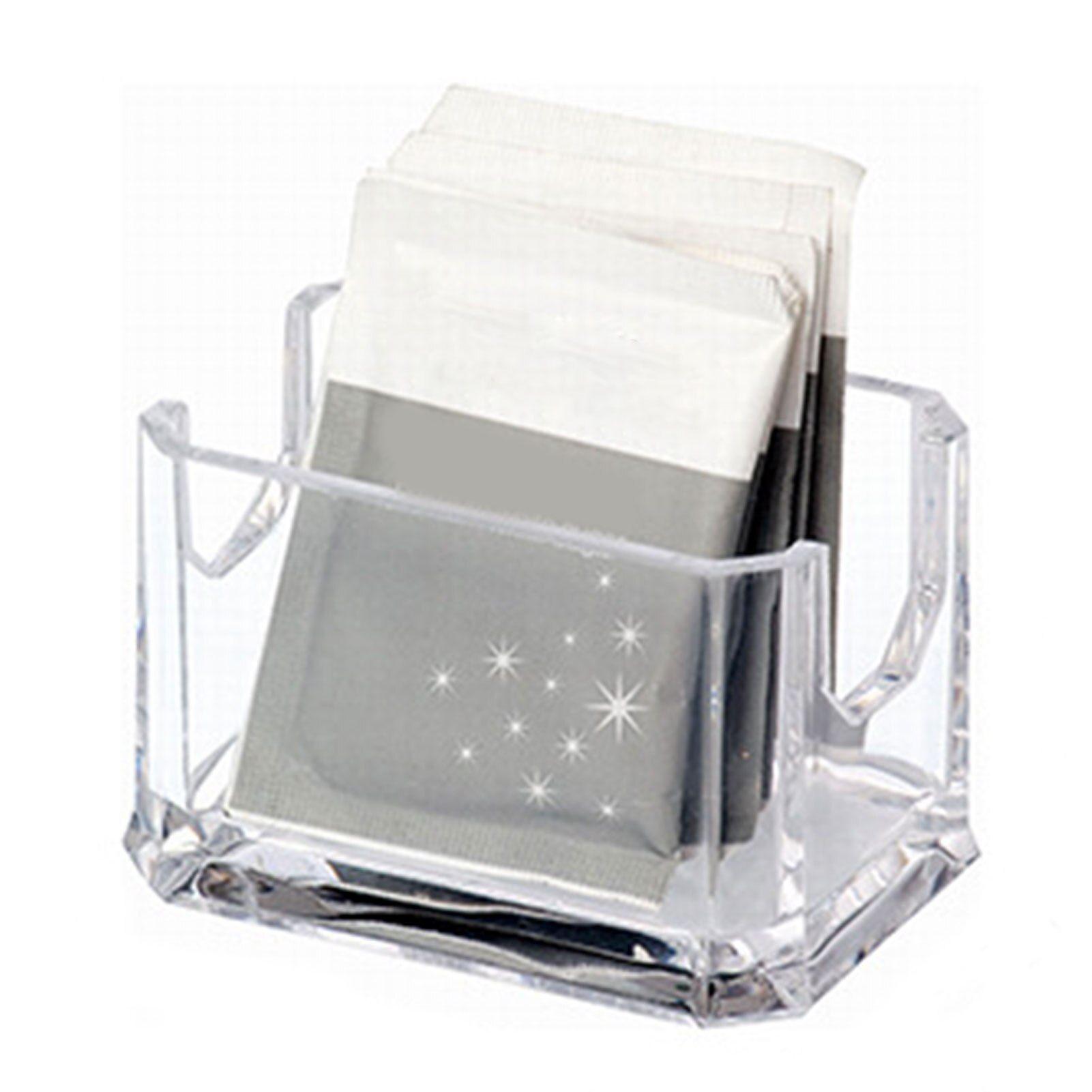Acrylic Tea Bag Box Plastic Sugar Seat Eco-friendly Tea Sugar Bag Box Exquisite Solid Sugar Box Useful Kitchen Gadget