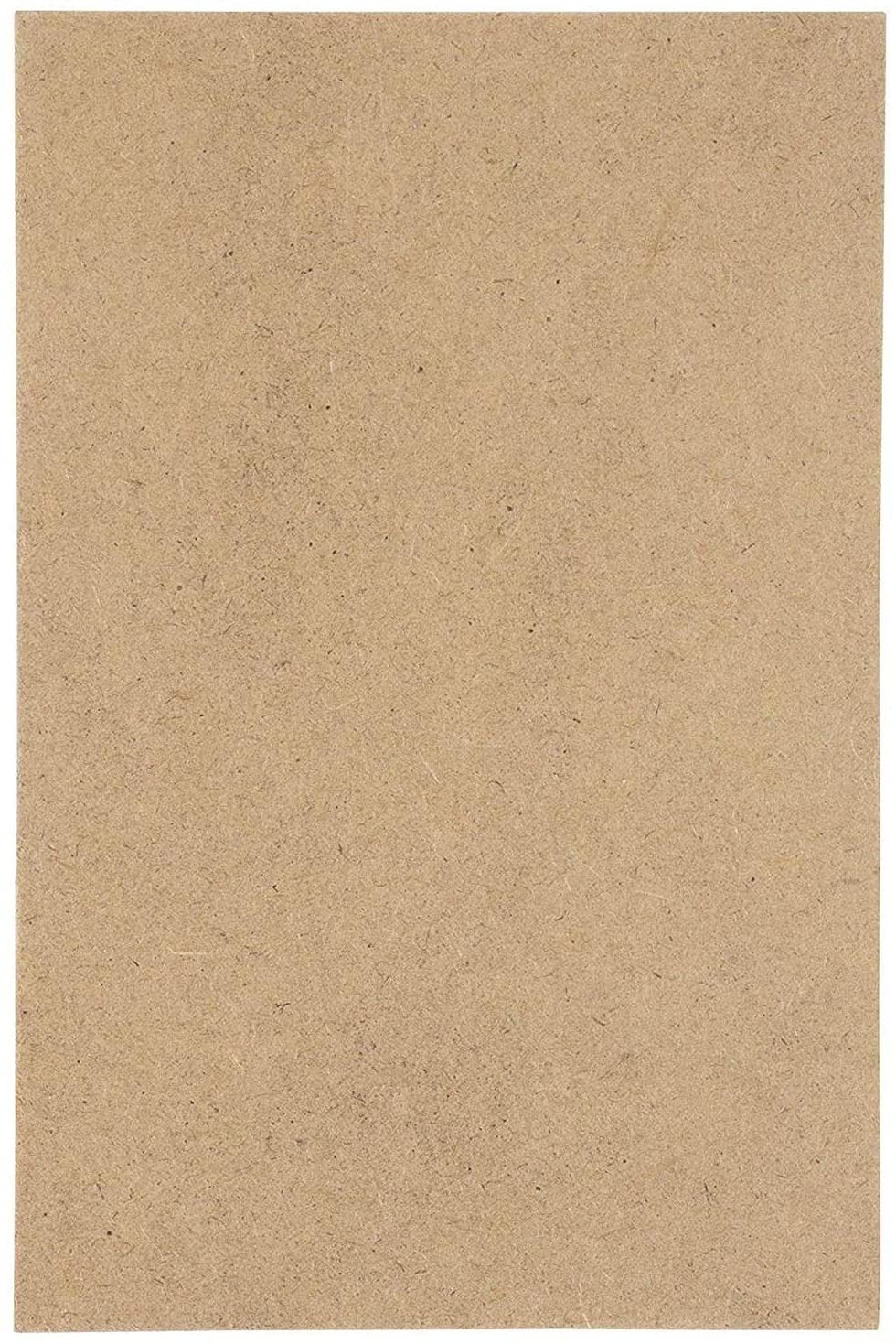 10- pak brune mdf-træplader 2mm medium densitetsfiberplader, hårdttræsplader 150 x 200mm tykke