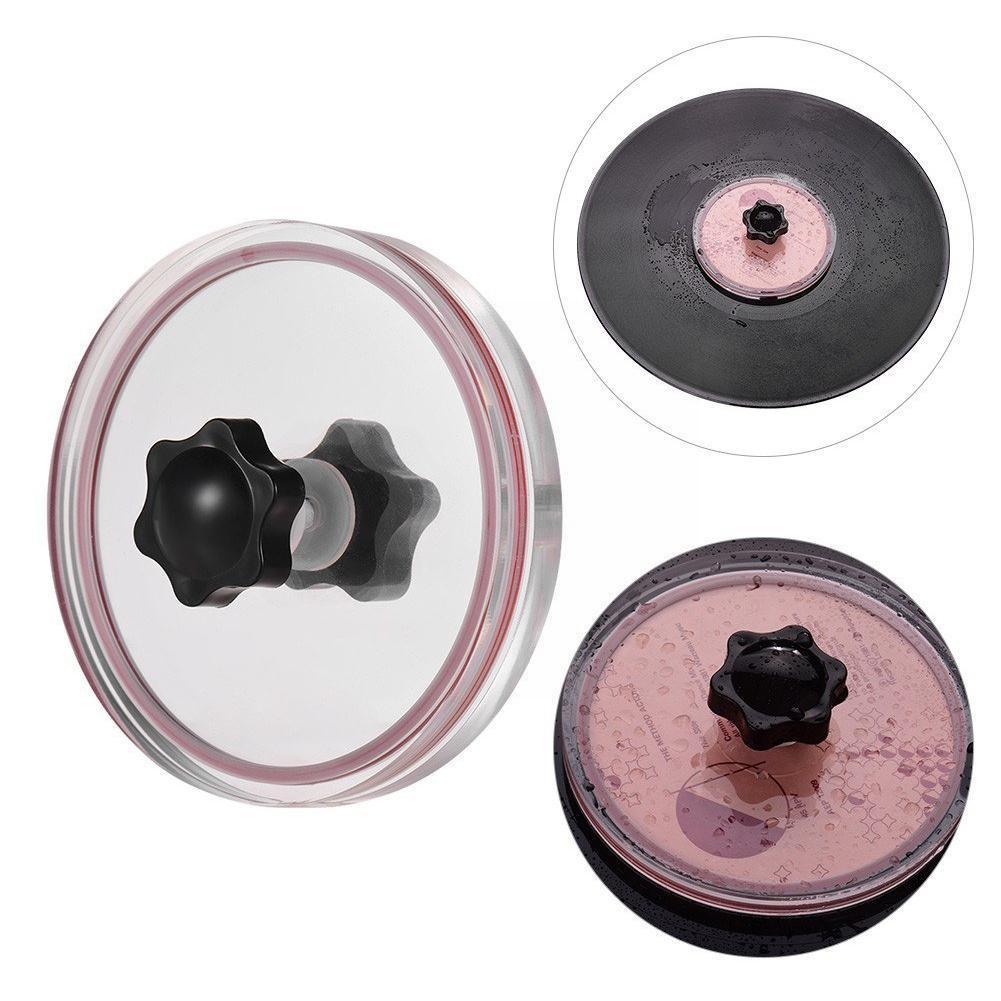 Vinyl-begleit-schallplatten-reinigungsclip, wasserdichter album-schallplattenclip, etikettenclip, transparentes acryl,  p6 7