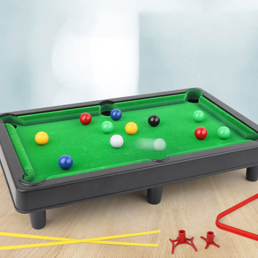 1 Set Mini Billiards Safe Funny Durable Tabletop Billiards Billiards Game Set for Kids Friends
