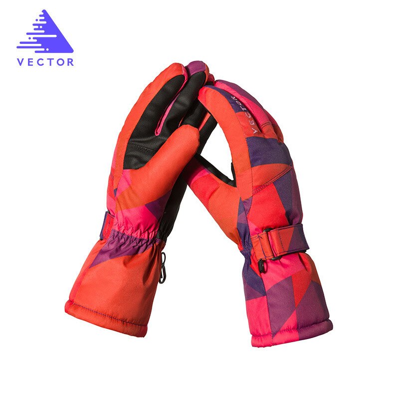 Dames kinderen ski handschoenen snowboard handschoenen motor winter skiën klimmen fiets handschoenen waterdichte sneeuw wanten: Vrouwen 09 / M