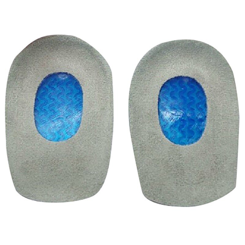 1PC Insoles Silicone Gel Heel Cushion Soles Relieve Foot Pain Protectors Spur Support Shoe Pad Feet Care Inserts: B size 40-45