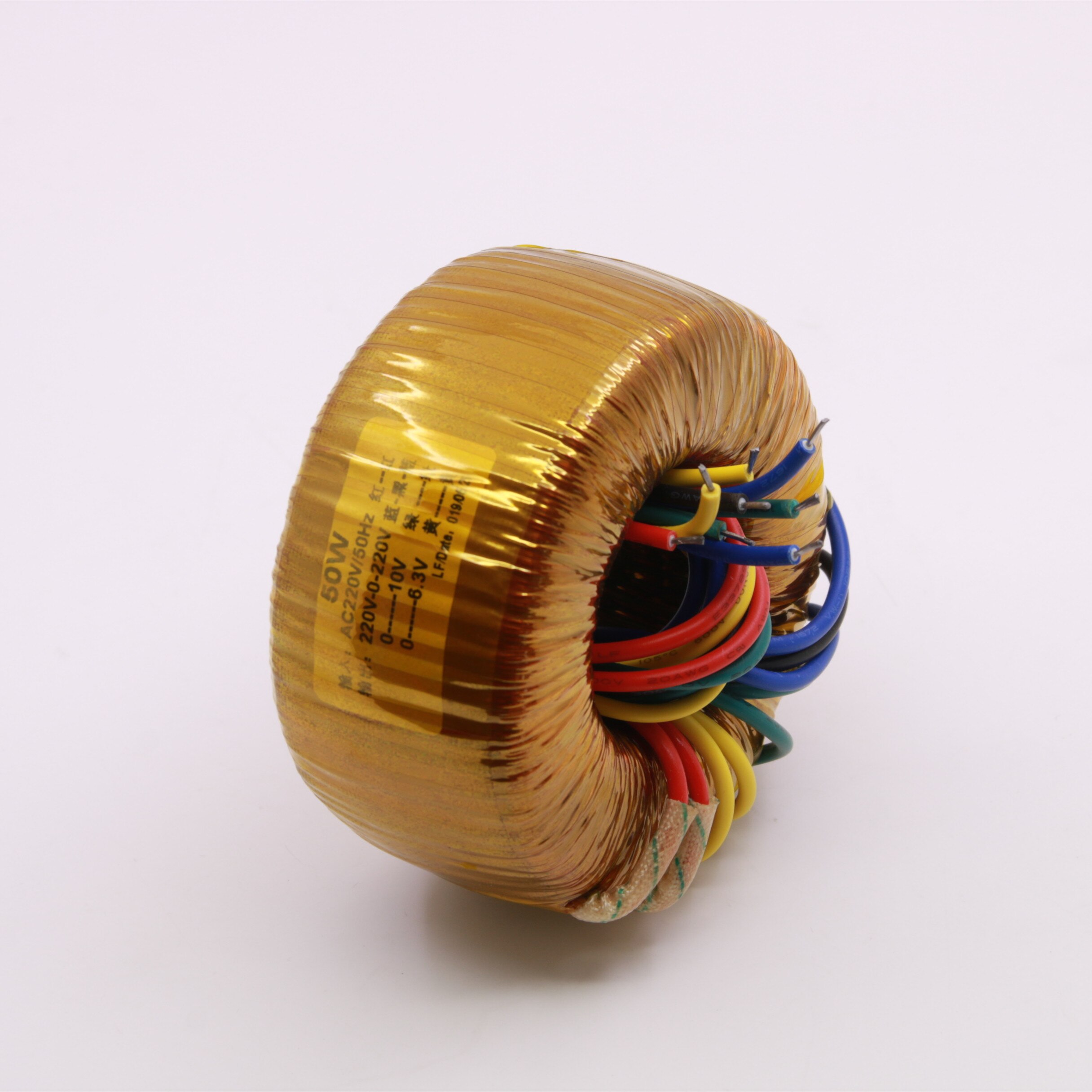 50W Toroid Transformer For Tube Amplifier Input:220V Output:220V*2+6.3V+10V