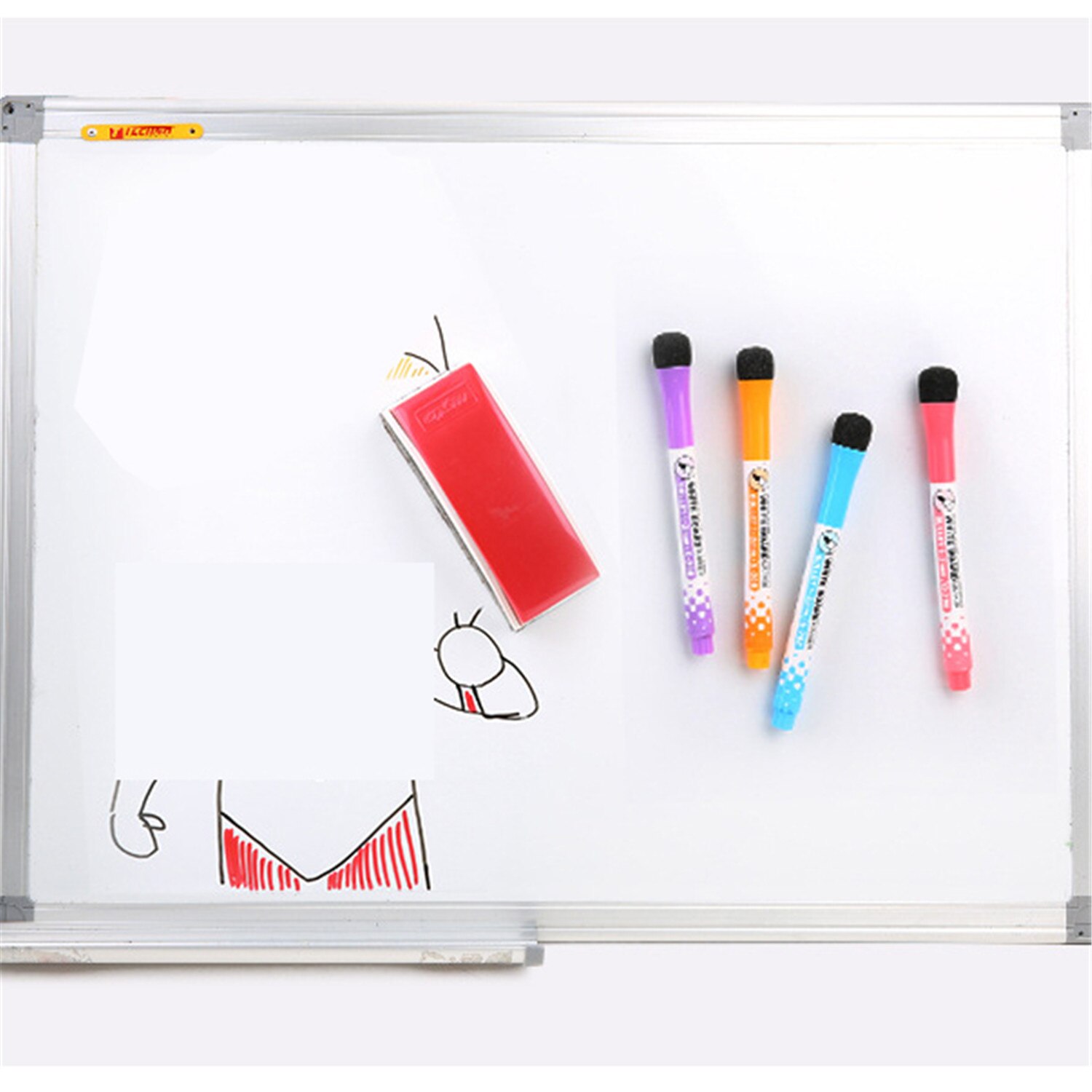 Magnetische Whiteboard Pen , 8 Stks/partij Tekening En Opname Magneet Uitwisbare Droog White Board Markers Schoolbenodigdheden Studen Pen