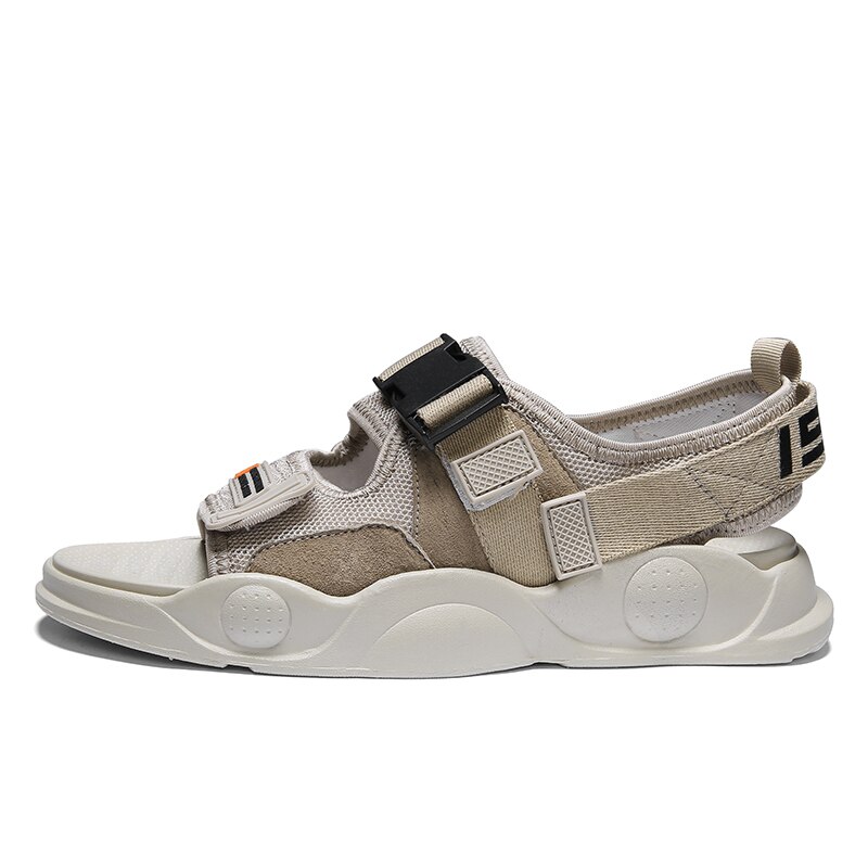 Plast sandalen sneaker sandaler skinn flat pustende geta hule sandalia i kork utendørs sko menn fjell herre masculina