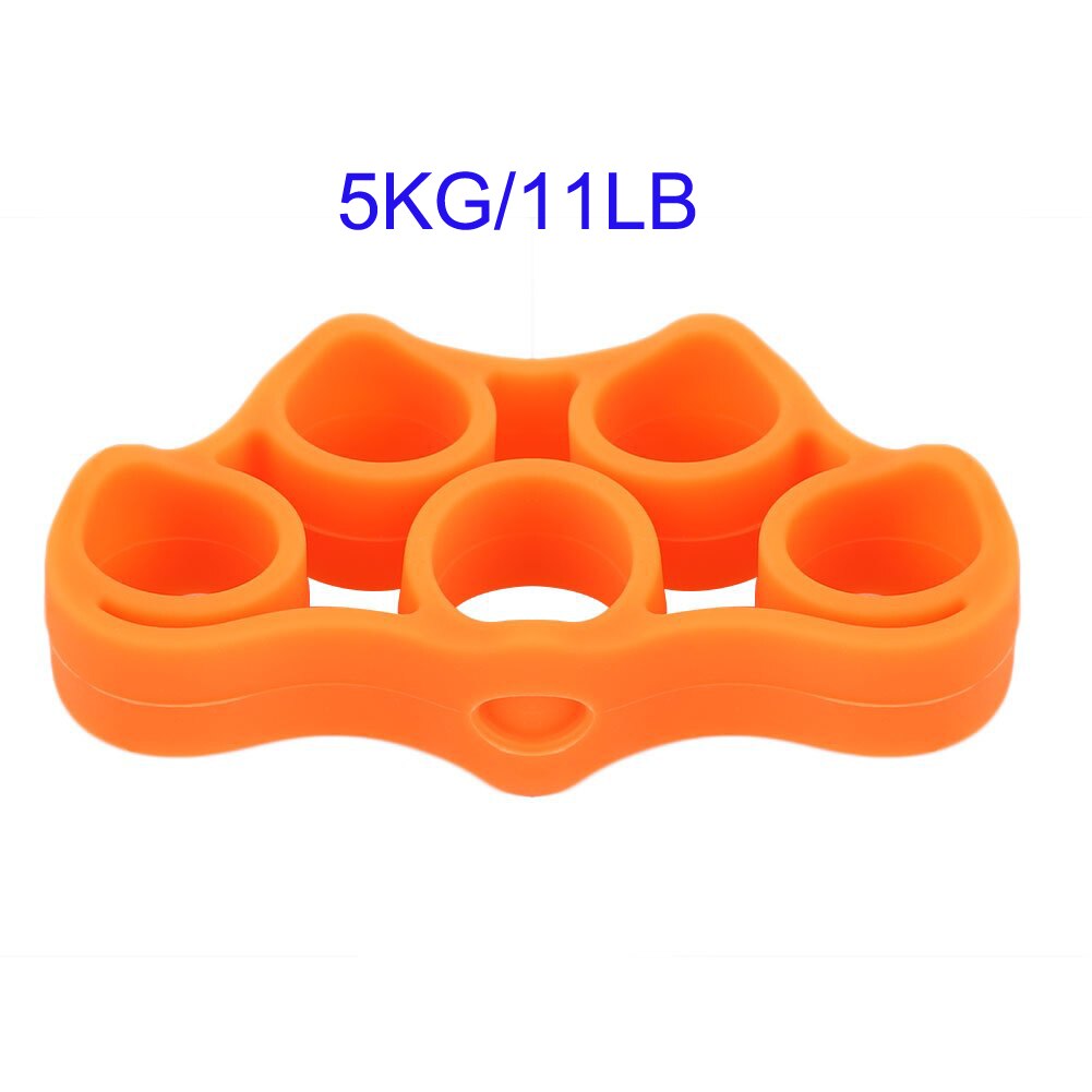 Finger Stretcher Hand Resistance Bands Hand Extensor Exerciser Finger Grip Strengthener for Exercise Guitar &Rock Climbing: Gray
