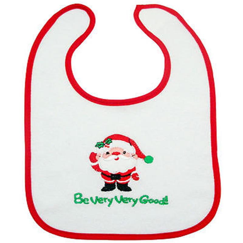 Eerste Kerst Slabbetje Speeksel handdoek Geborduurd Aandenken Kerstcadeau