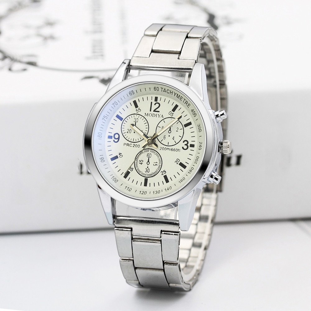 Heren Horloge Drie Ogen Creatieve Precisie Wijzerplaat Smart Rvs Sport Dominante Business Quartz Uur Verkoop Horloge #