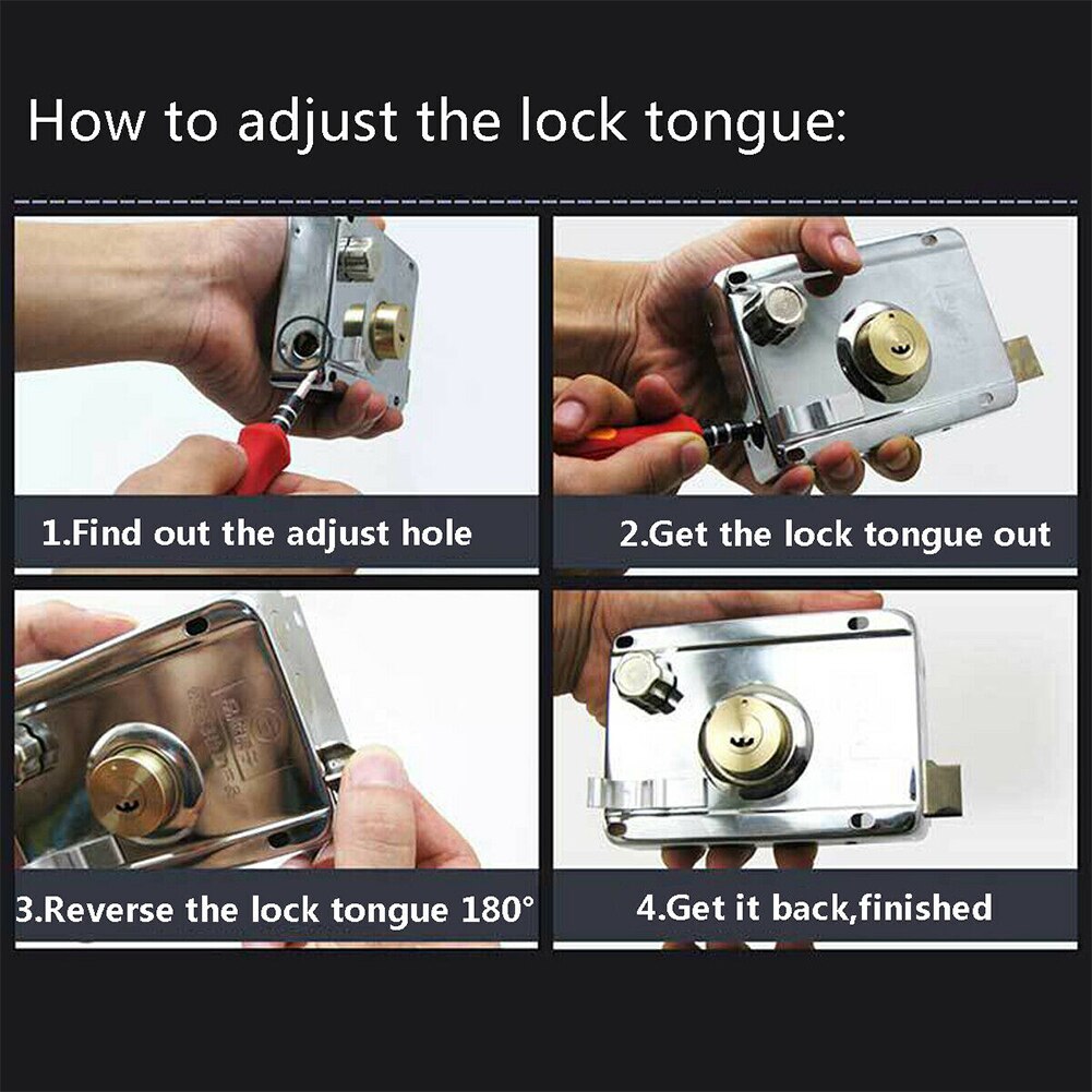 Segurança fechadura da porta anti-roubo exterior universal suave múltipla seguro casa quarto de aço inoxidável anti-roubo profissional