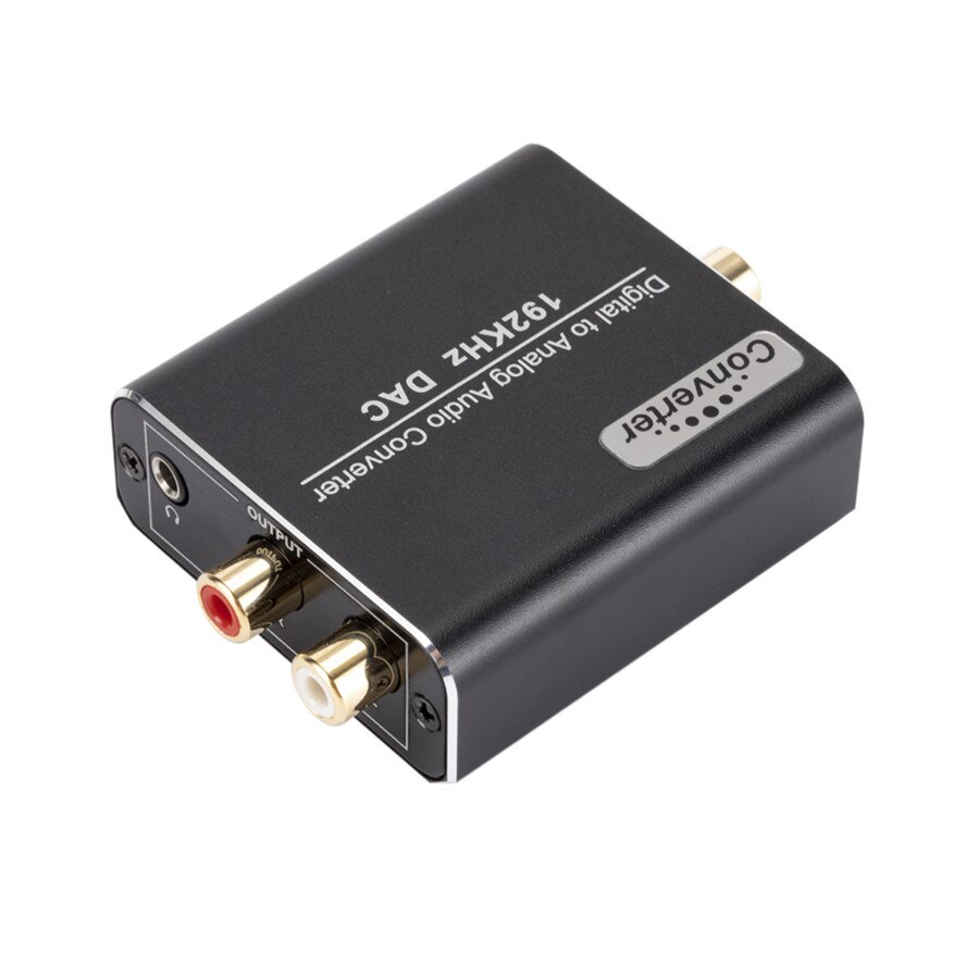 192Khz Dac Digitaal Naar Analoog Converter Optische Coax Fiber Spdif Naar Rca 3.5Mm Jack Audio Adapter Met Optische kabel Adapter